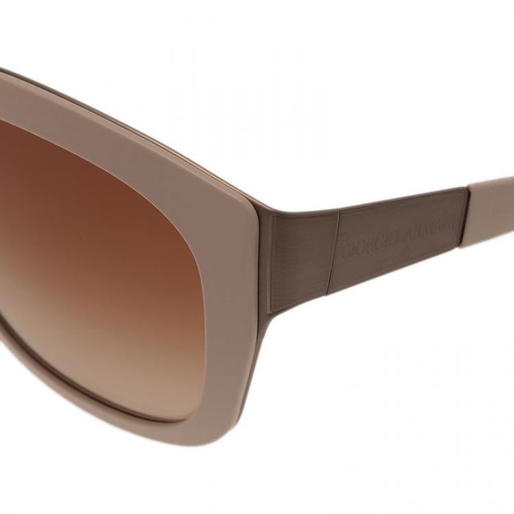 Pre Owned Giorgio Armani Cream 6010 Sunglasses