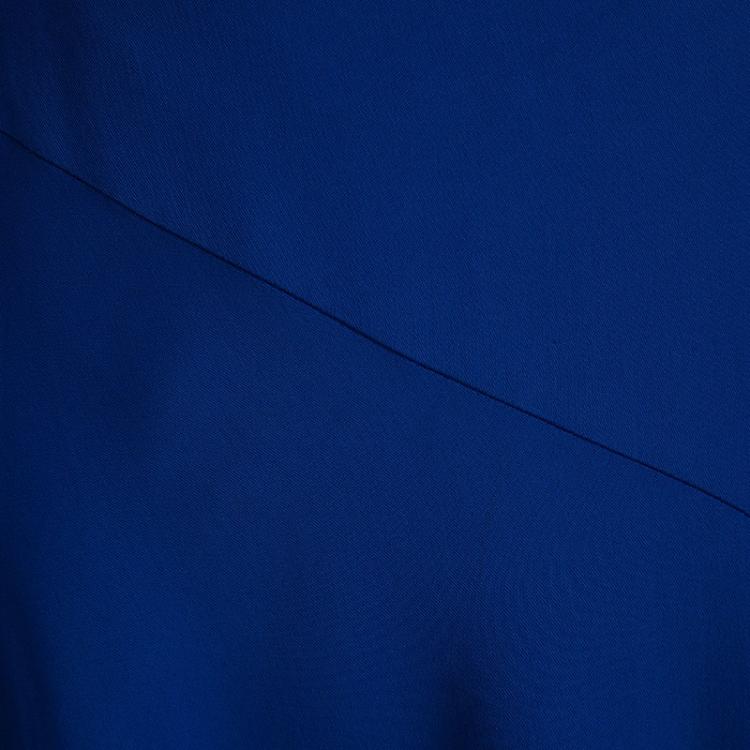Pre Owned Giorgio Armani Blue Pocket Detail A Line Skirt M