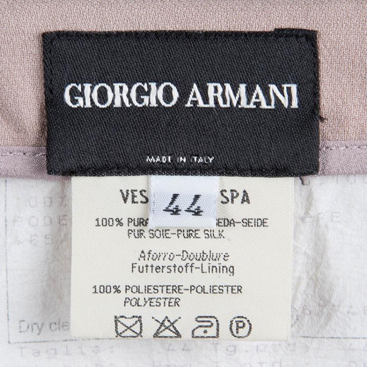 Pre Owned Giorgio Armani Pastel Pink Maxi Skirt M