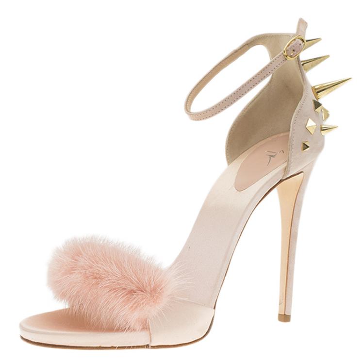 Giuseppe hot sale fur heels