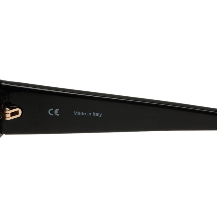 Pre Owned Givenchy Brown SGV686 Rectangle Sunglasses