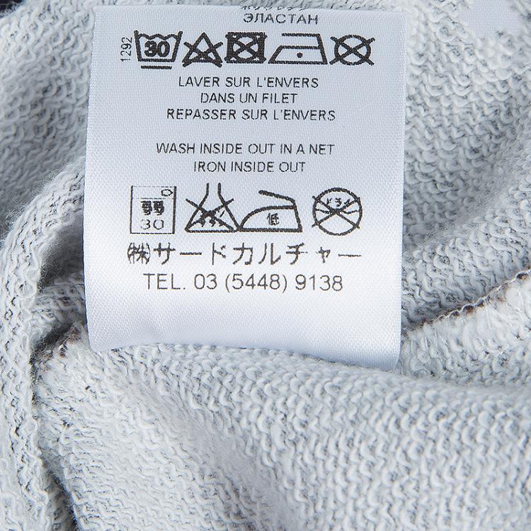 Pre Owned Givenchy Graphic Print Knit Sweater M