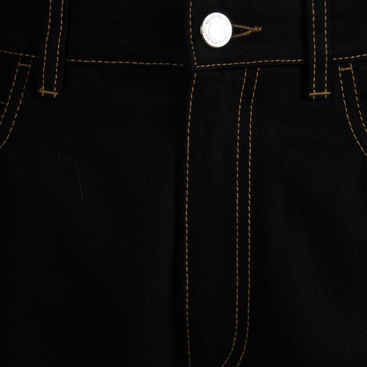 Pre Owned Givenchy Black Denim Straight Fit Jeans M