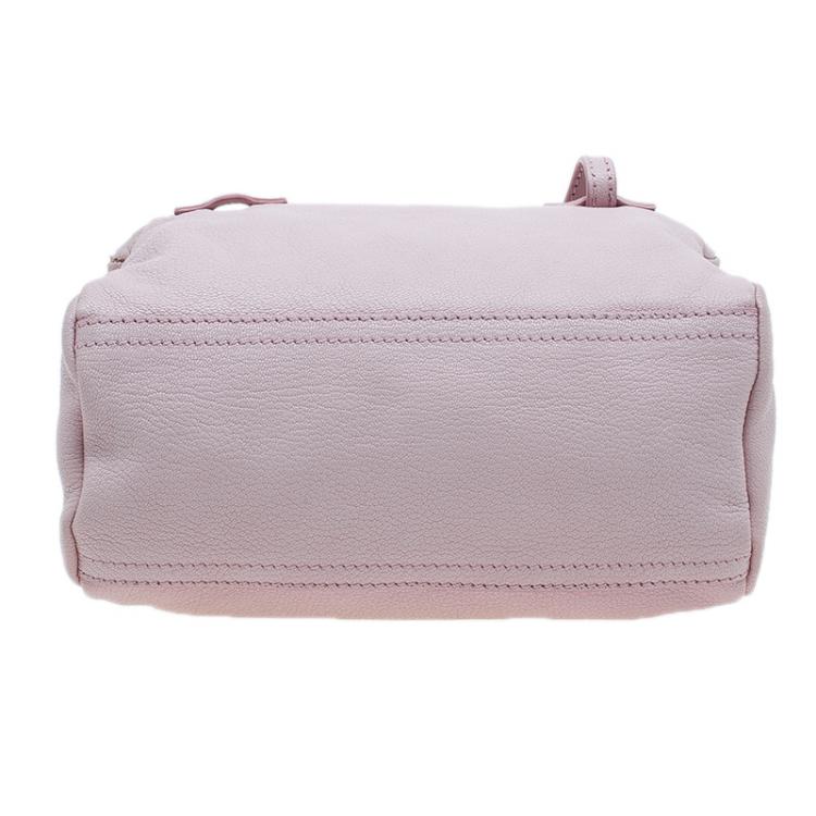 Pre Owned Givenchy Pink Leather Mini Pandora Pouch