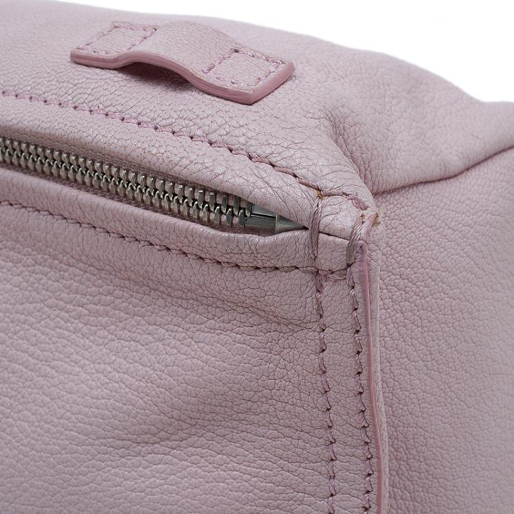 Pre Owned Givenchy Pink Leather Mini Pandora Pouch