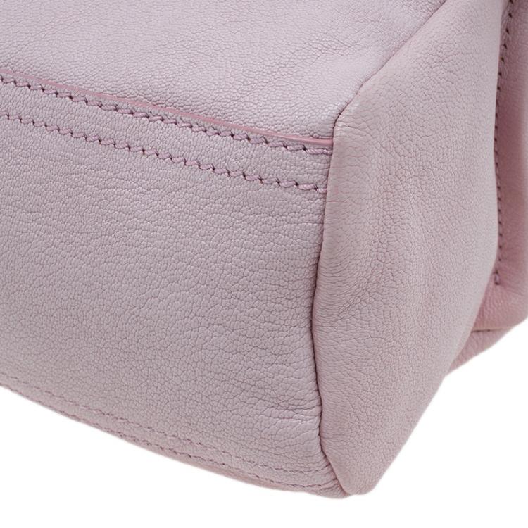 Pre Owned Givenchy Pink Leather Mini Pandora Pouch