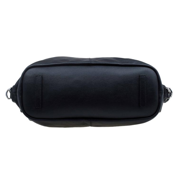 Pre Owned Givenchy Black Calfskin Leather Large Nightingale Tote