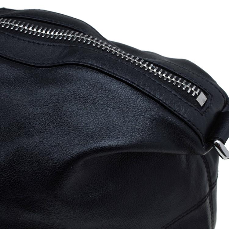 Pre Owned Givenchy Black Calfskin Leather Large Nightingale Tote
