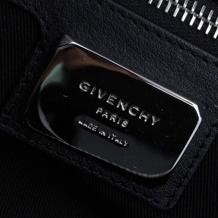 Pre Owned Givenchy Black Calfskin Leather Large Nightingale Tote