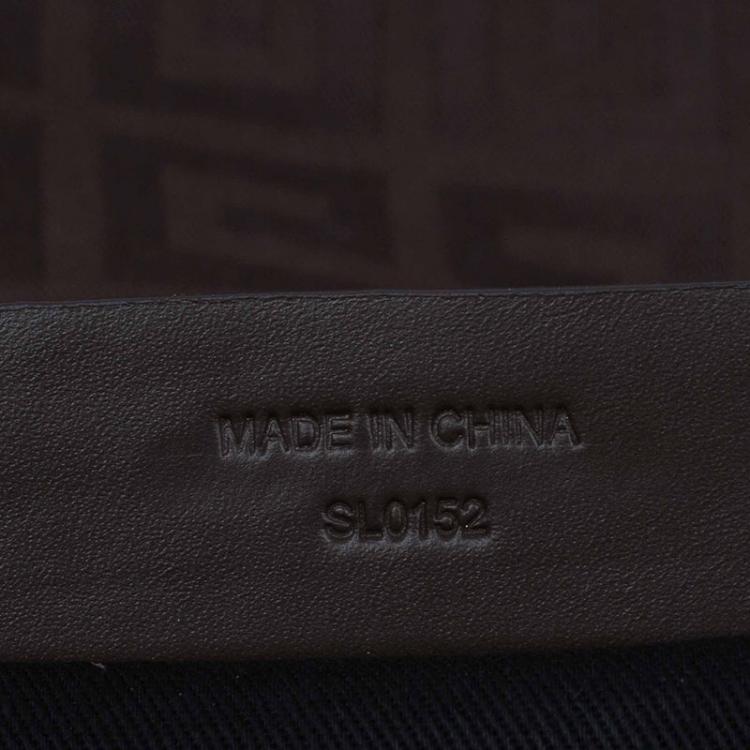 Pre Owned Givenchy Brown Canvas Large Logo Print Hobo