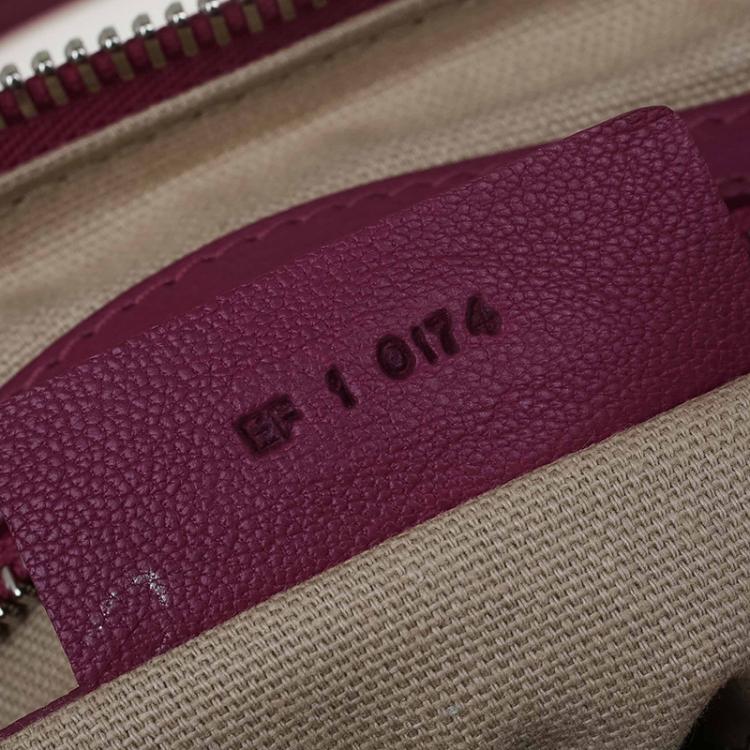 Pre Owned Givenchy Purple Leather Small Pandora Messenger Bag