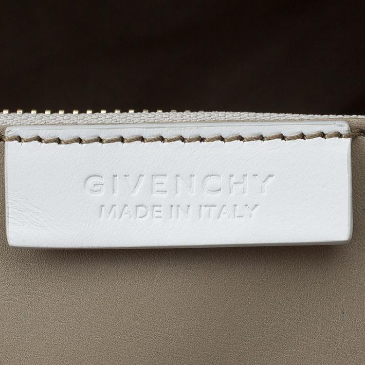 Pre Owned Givenchy Beige Leather Large Antigona Shopping Tote