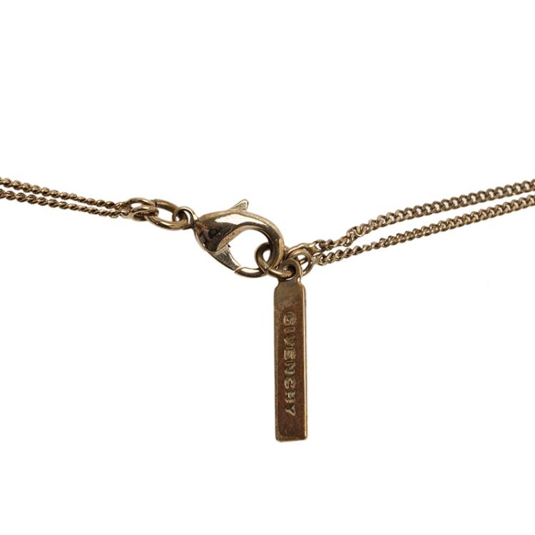 Pre Owned Givenchy Mini Shark’s Tooth Ponyhair Necklace