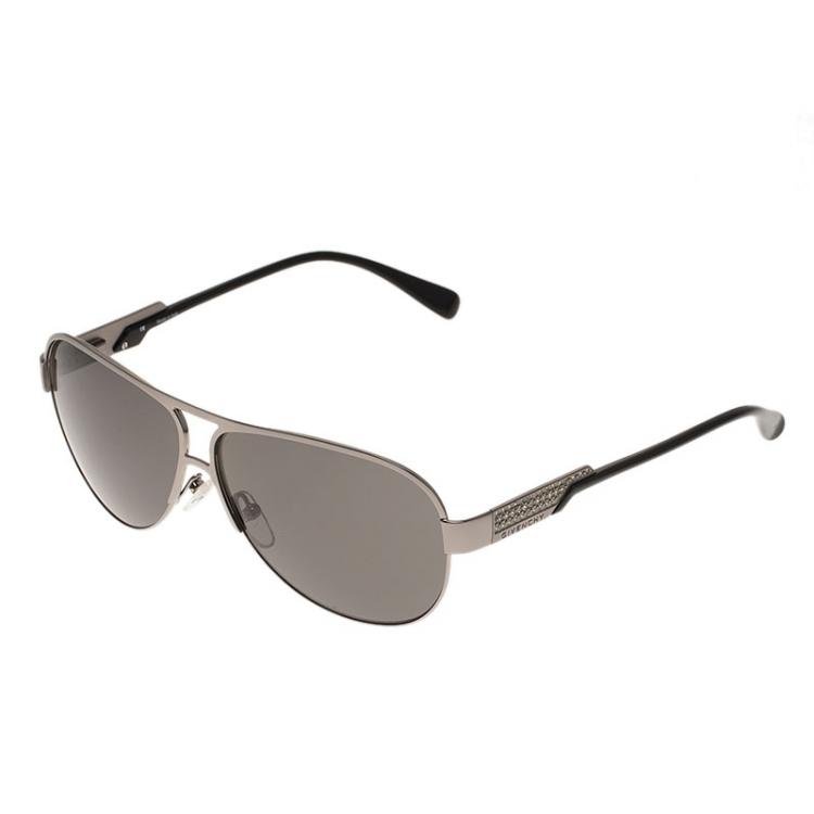 Pre Owned Givenchy Metallic SGV327S Aviator Sunglasses