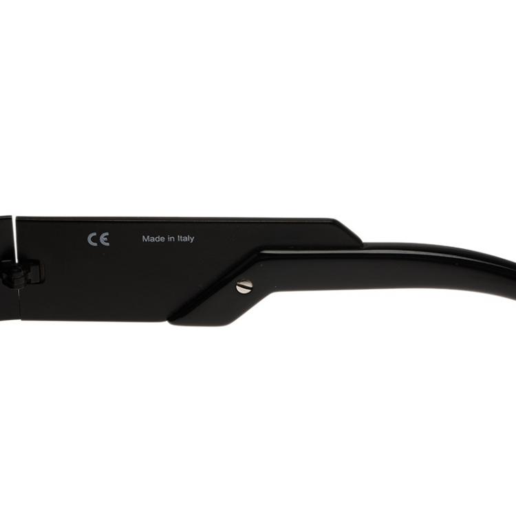 Pre Owned Givenchy Black SGV323V Shield Sunglasses