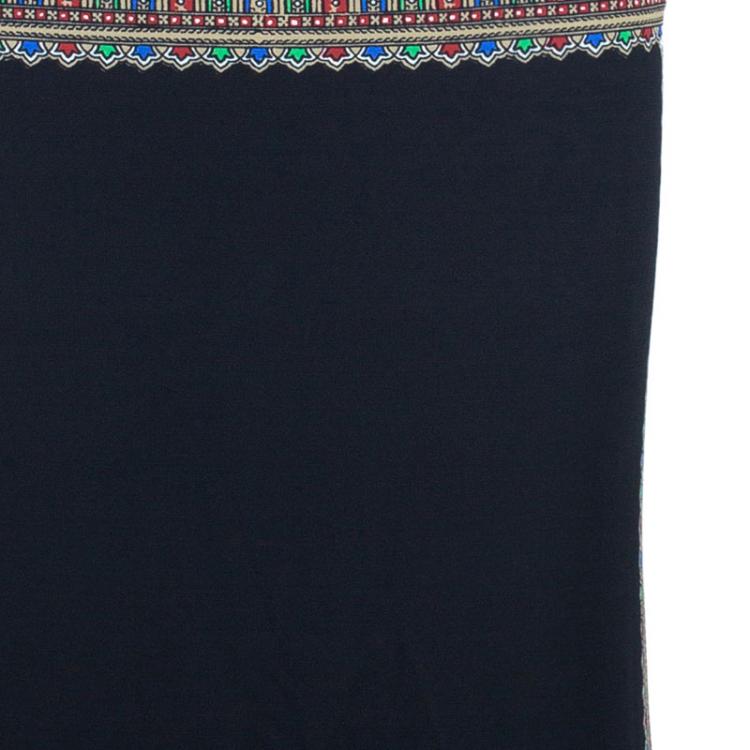 Pre Owned Givenchy Multicolored Scarf Print Skirt M