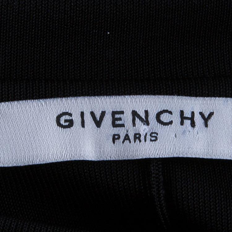 Pre Owned Givenchy Black Gathered Maxi Dress M