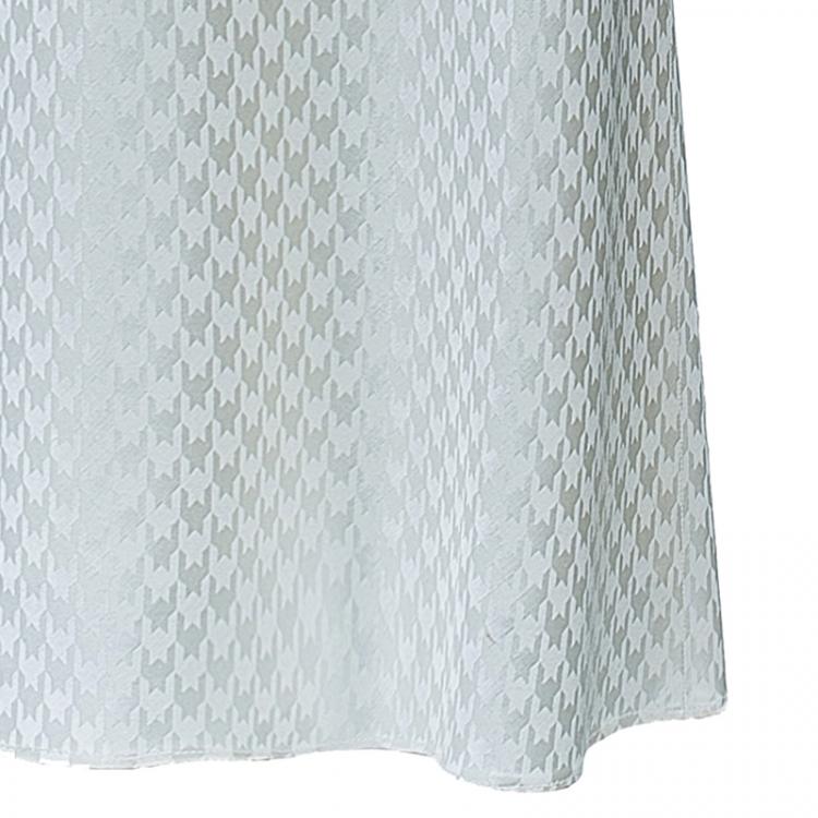 Pre Owned Givenchy Couture Cream Houndstooth Maxi Skirt L