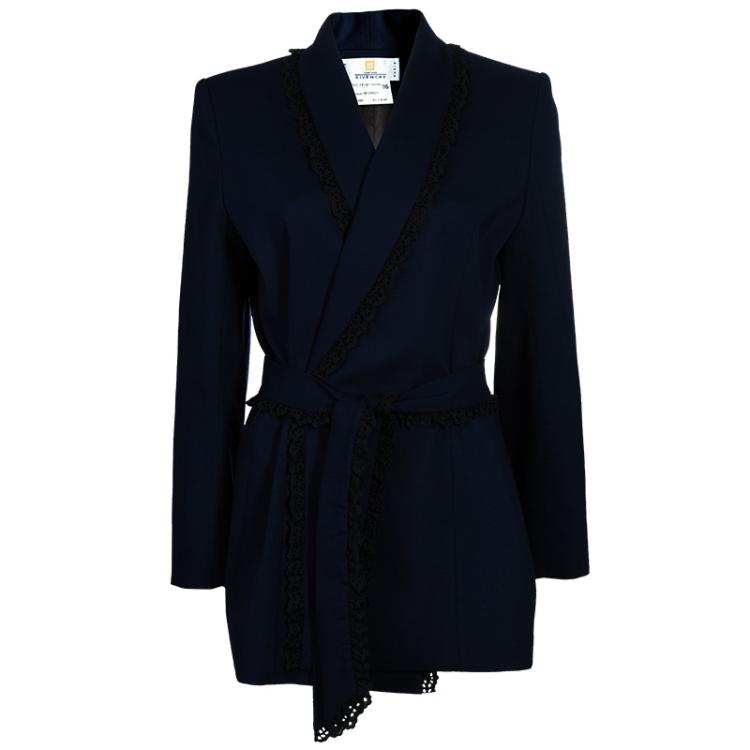 navy wrap jacket