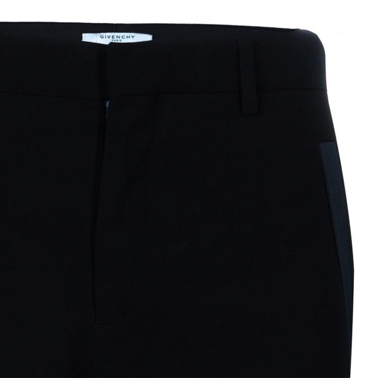Pre Owned Givenchy Black Tuxedo Trousers M