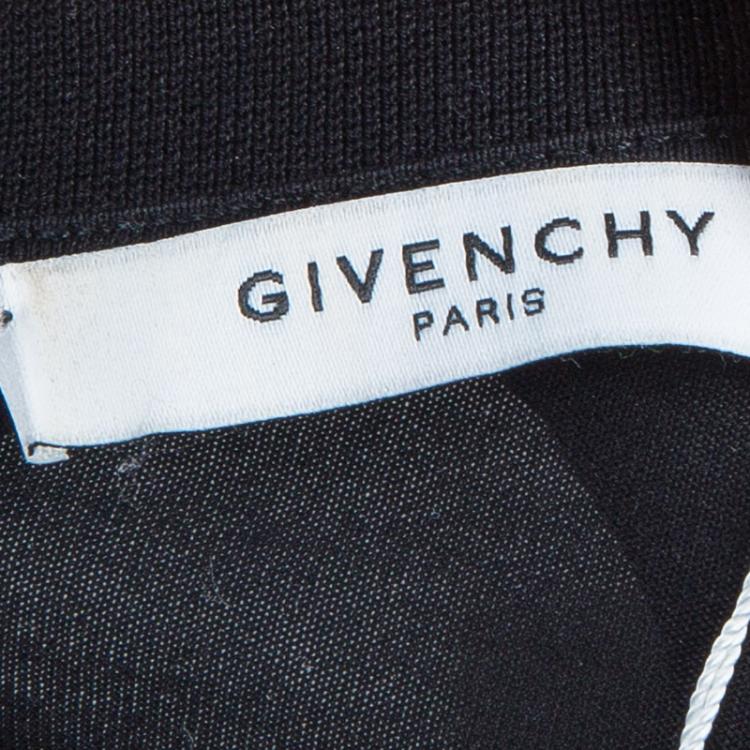 Pre Owned Givenchy Black Mermaid Print Tshirt XS