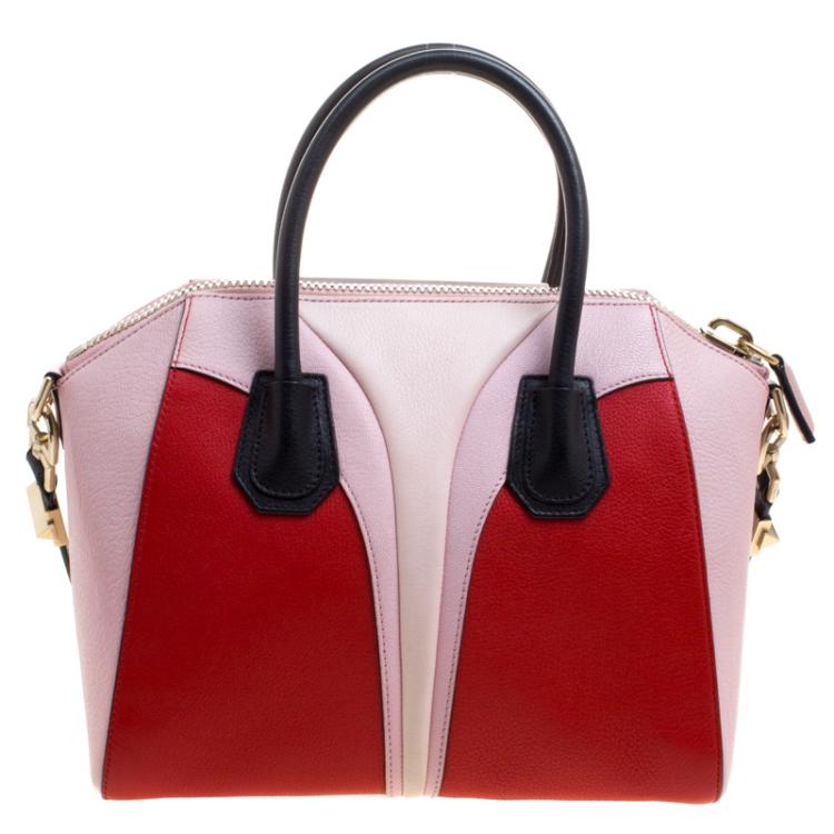 Pre Owned Givenchy Multicolor Leather Small Architect Antigona Satchel