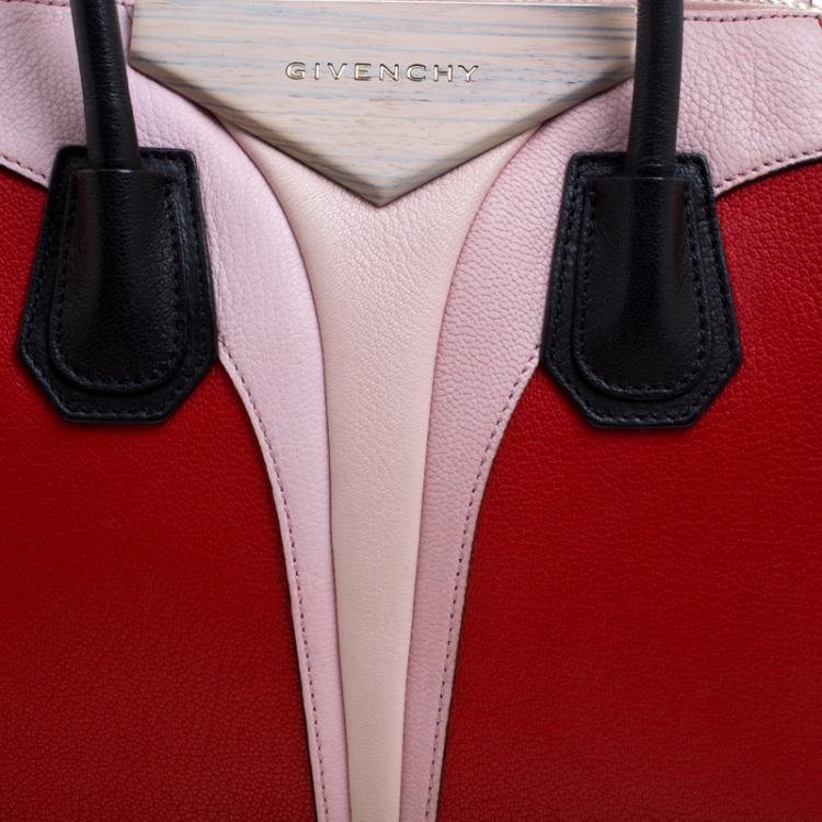 Pre Owned Givenchy Multicolor Leather Small Architect Antigona Satchel