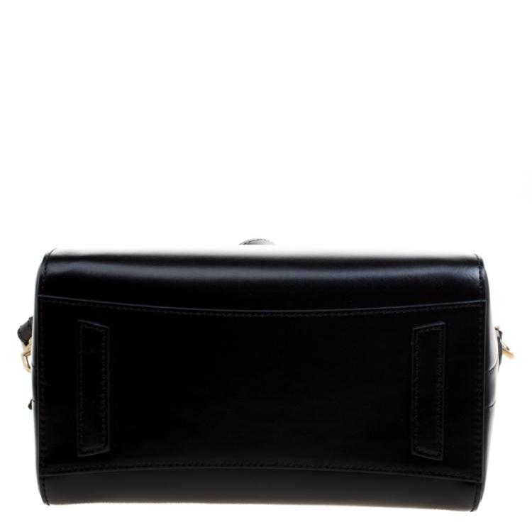 Pre Owned Givenchy Black Leather Mini Antigona Satchel