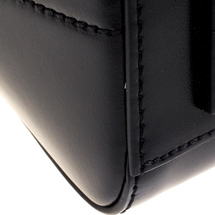 Pre Owned Givenchy Black Leather Mini Antigona Satchel