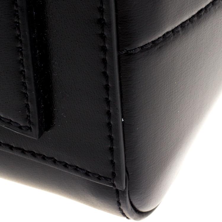 Pre Owned Givenchy Black Leather Mini Antigona Satchel