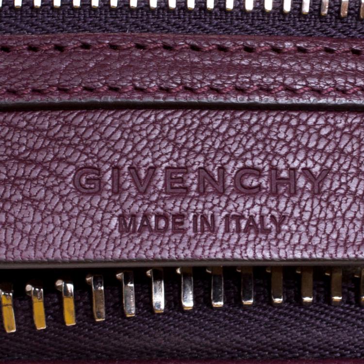 مملوكة مسبقًا Givenchy Burgundy Leather Mini Antigona Satchel