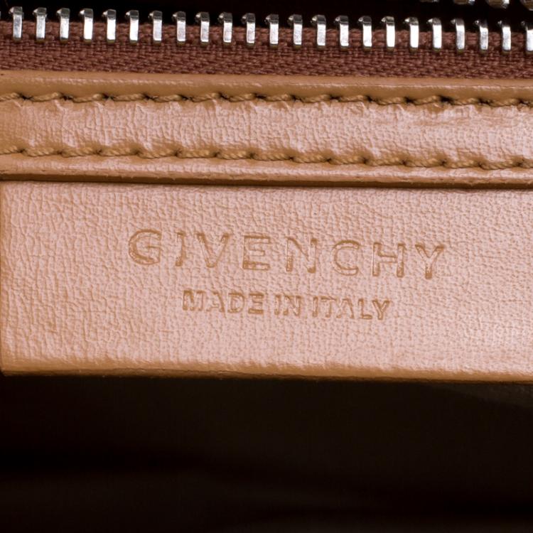 Pre Owned Givenchy Tan Leather Medium Antigona Satchel