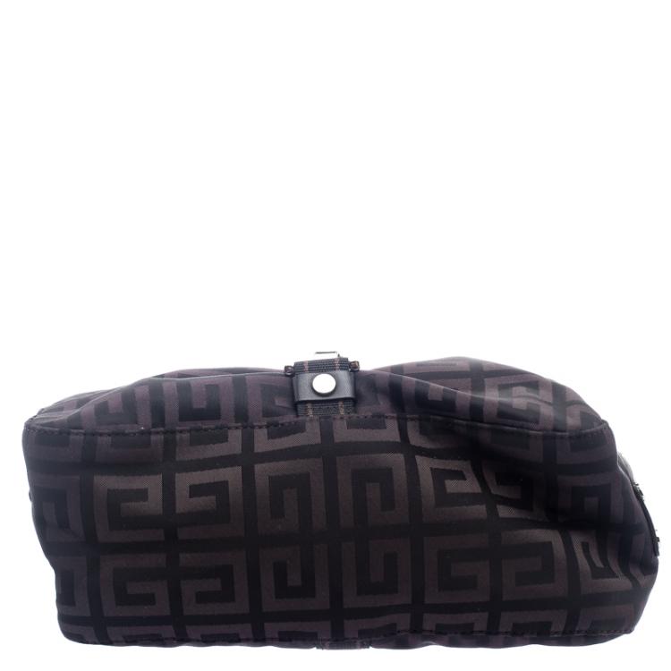 Pre Owned Givenchy Dark Brown  Nylon Signature Bag