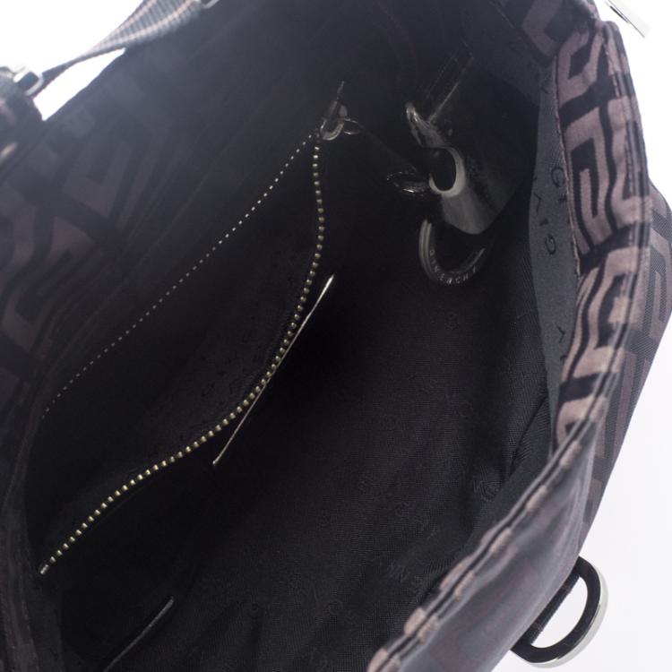 Pre Owned Givenchy Dark Brown  Nylon Signature Bag