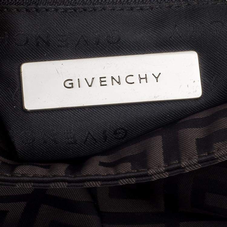 Pre Owned Givenchy Dark Brown  Nylon Signature Bag