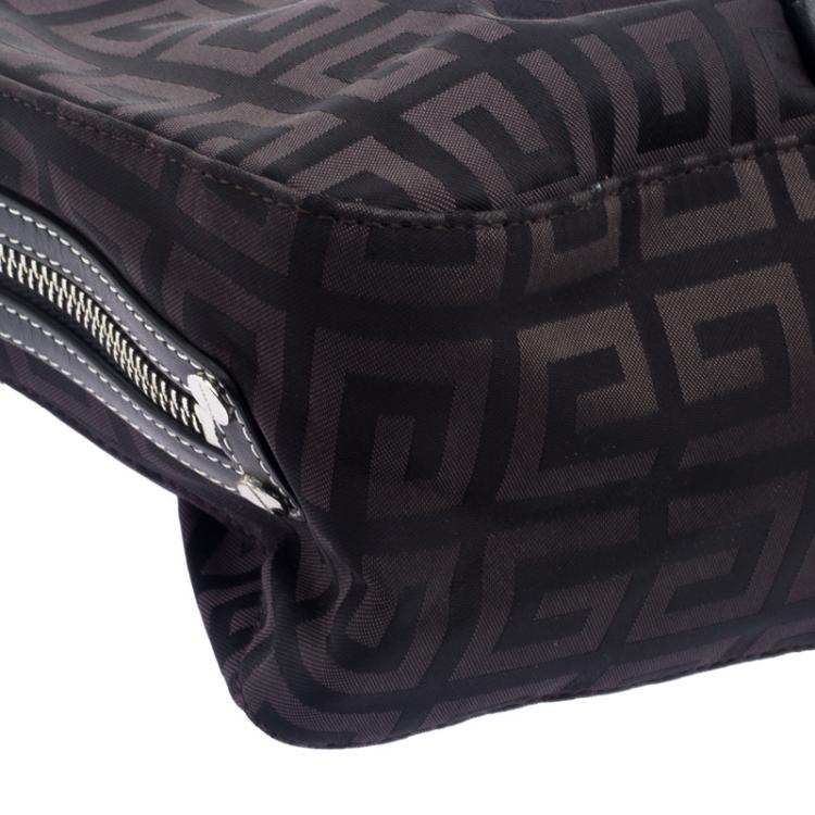 Pre Owned Givenchy Dark Brown  Nylon Signature Bag
