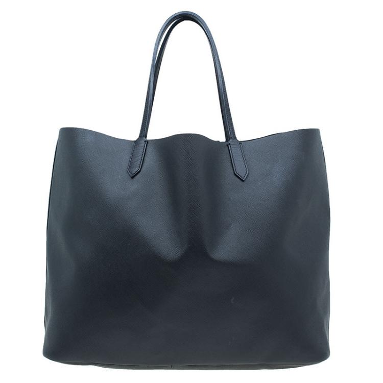 Pre Owned Givenchy Black Coated Canvas Dog Print Large Shopper Tote 