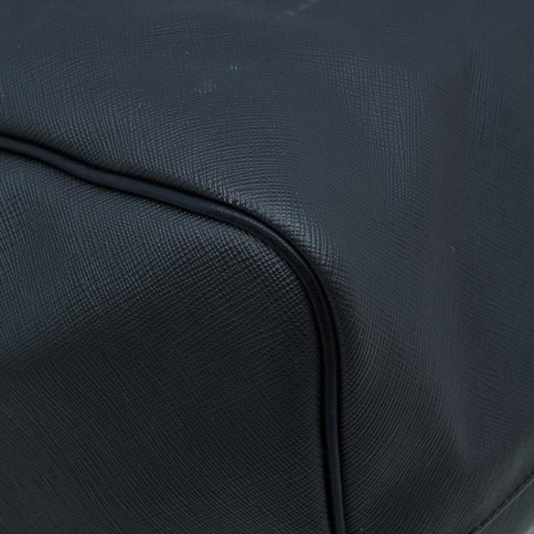 Pre Owned Givenchy Black Coated Canvas Dog Print Large Shopper Tote 