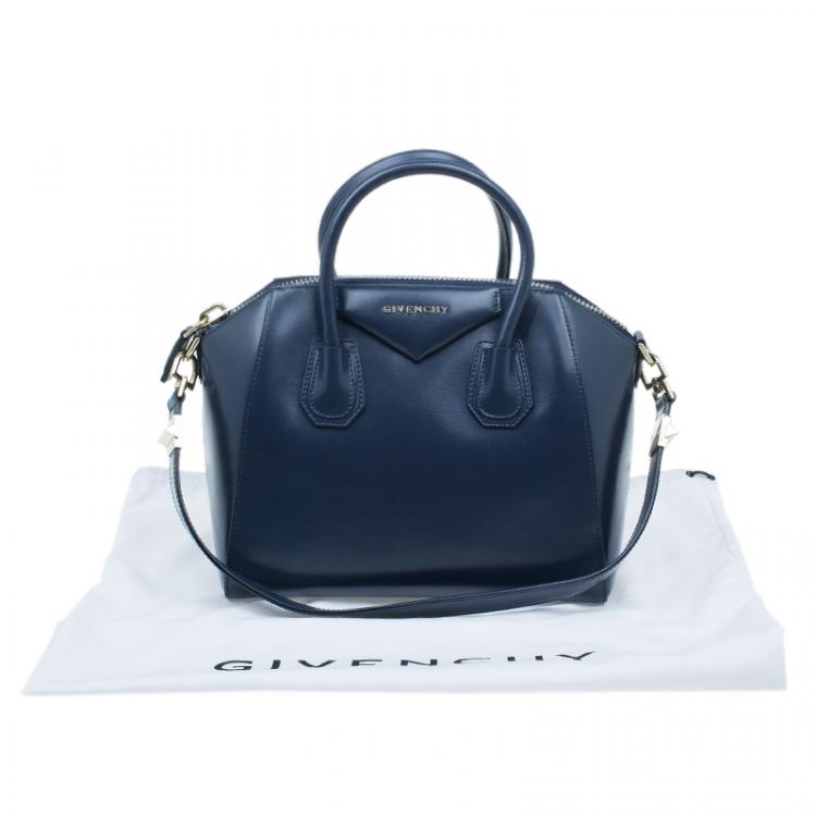 Givenchy Navy Blue Leather Small 