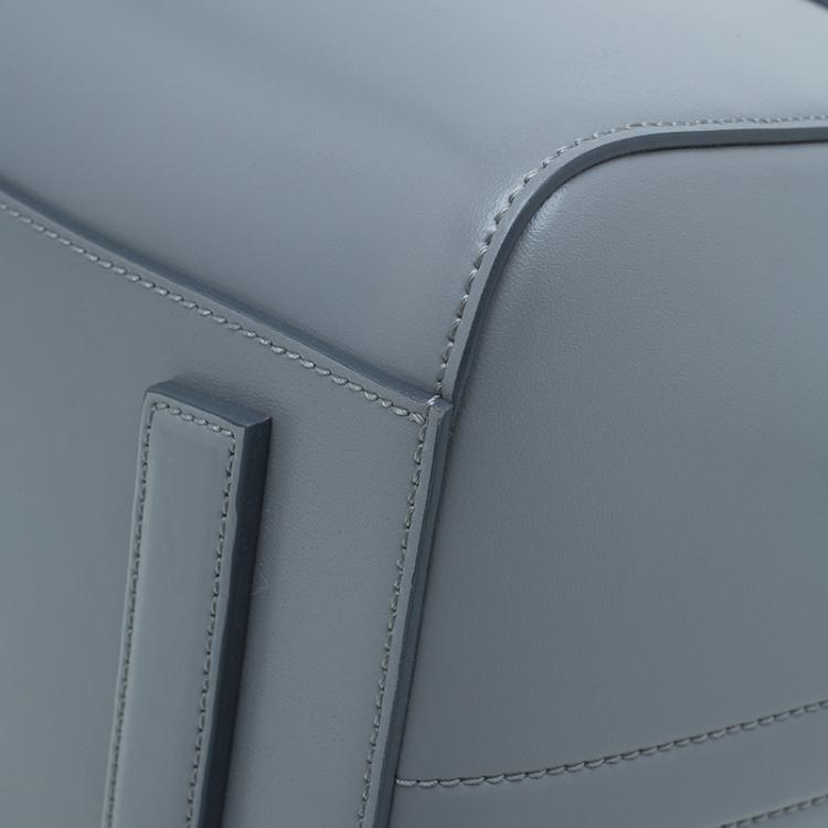 Pre Owned Givenchy Grey Leather Medium Antigona Satchel