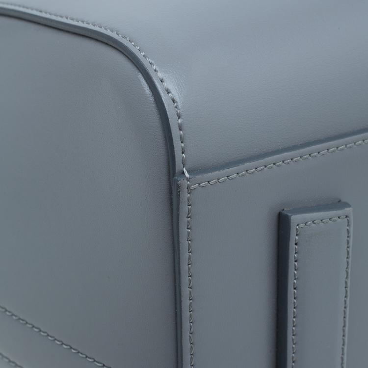 Pre Owned Givenchy Grey Leather Medium Antigona Satchel