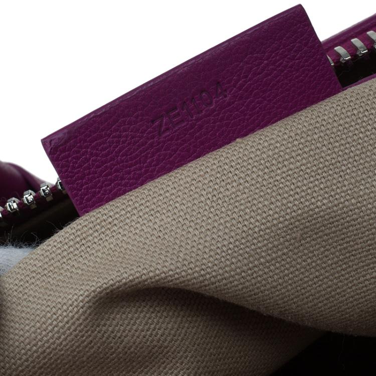 Pre Owned Givenchy Magenta Leather Small Antigona Satchel