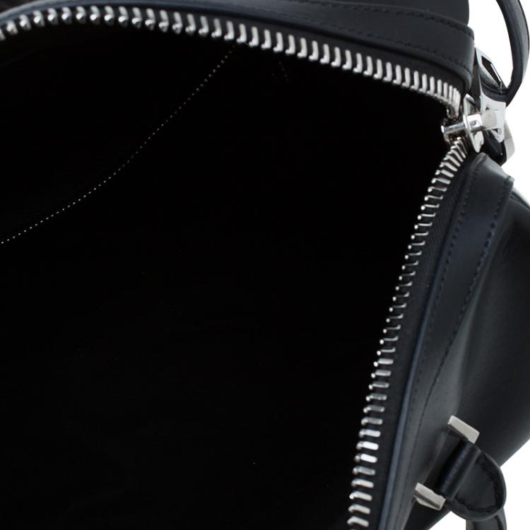 Pre Owned Givenchy Black Leather Medium Lucrezia Star Duffle Bag