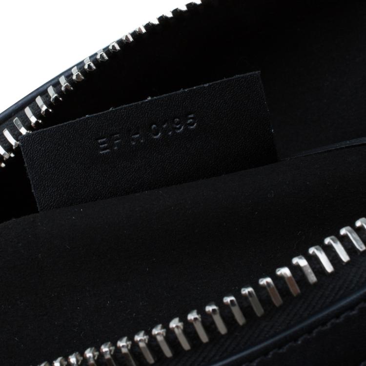 Pre Owned Givenchy Black Leather Medium Lucrezia Star Duffle Bag