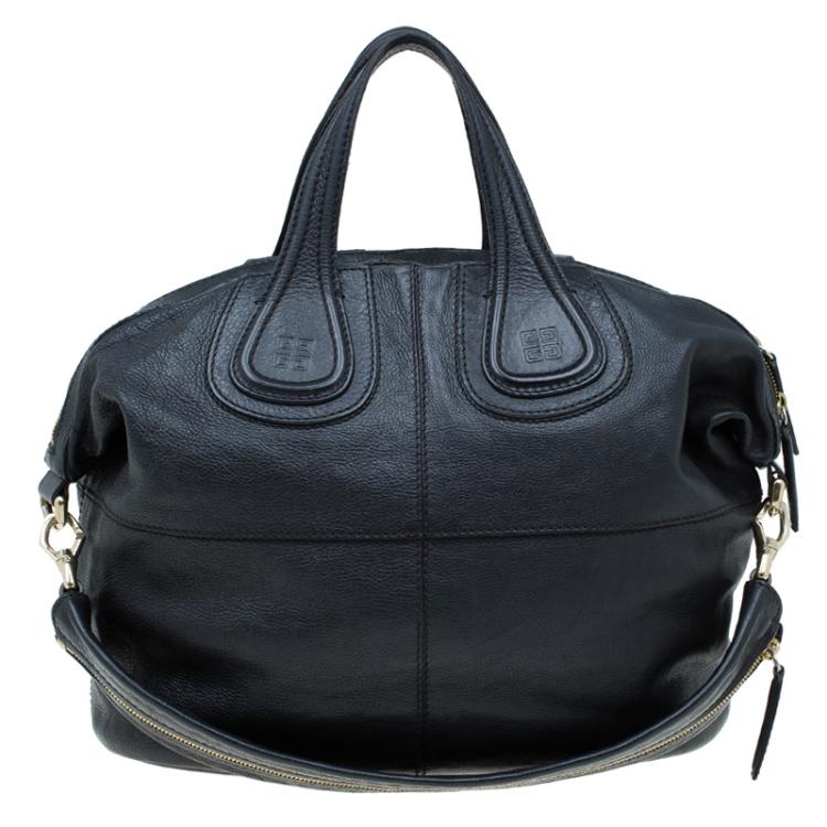 مملوكة مسبقًا Givenchy Black Leather Medium Nightingale Tote