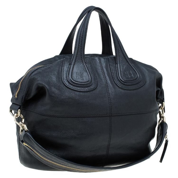 مملوكة مسبقًا Givenchy Black Leather Medium Nightingale Tote