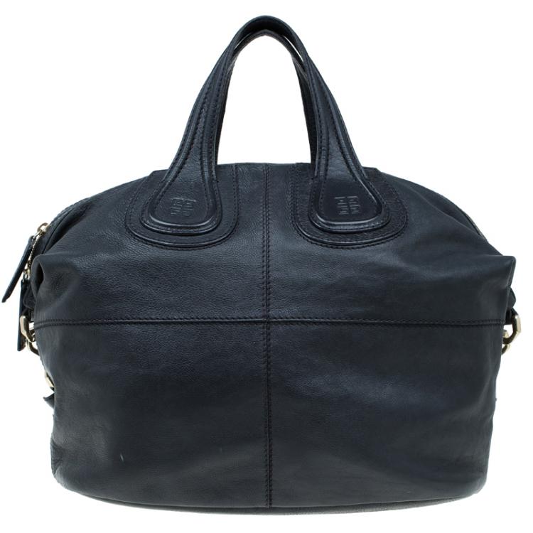 مملوكة مسبقًا Givenchy Black Leather Medium Nightingale Tote