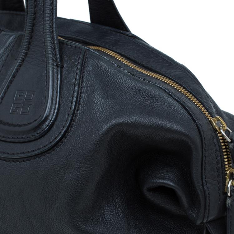 مملوكة مسبقًا Givenchy Black Leather Medium Nightingale Tote