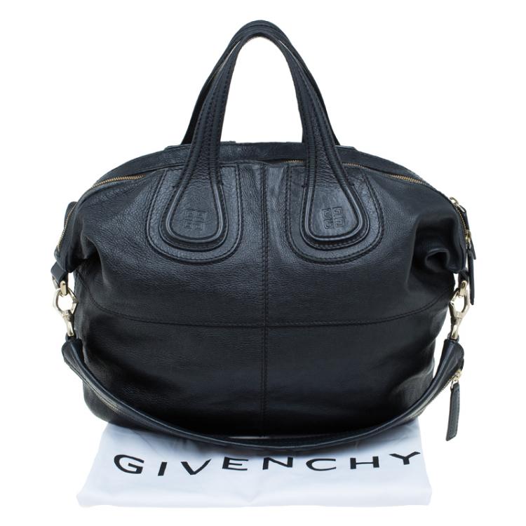 مملوكة مسبقًا Givenchy Black Leather Medium Nightingale Tote