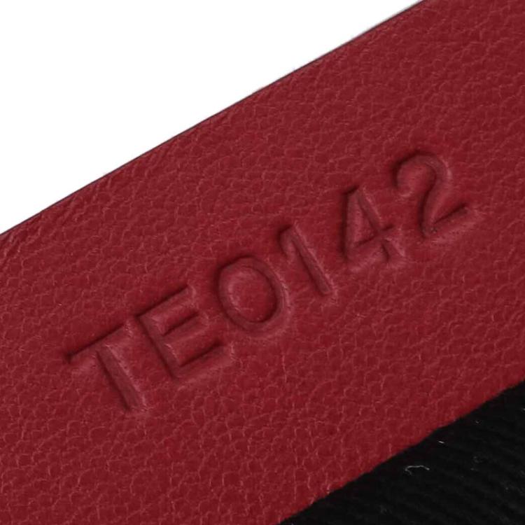 Pre Owned Givenchy Red Leather Medium Antigona Envelope Clutch